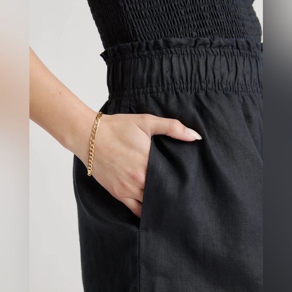 Quince 100% European Linen High Waisted Shorts size S - Picture 3 of 14